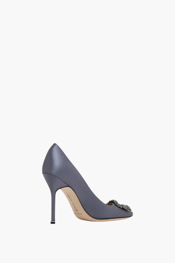 MANOLO BLAHNIK Hangisi Satin Pumps