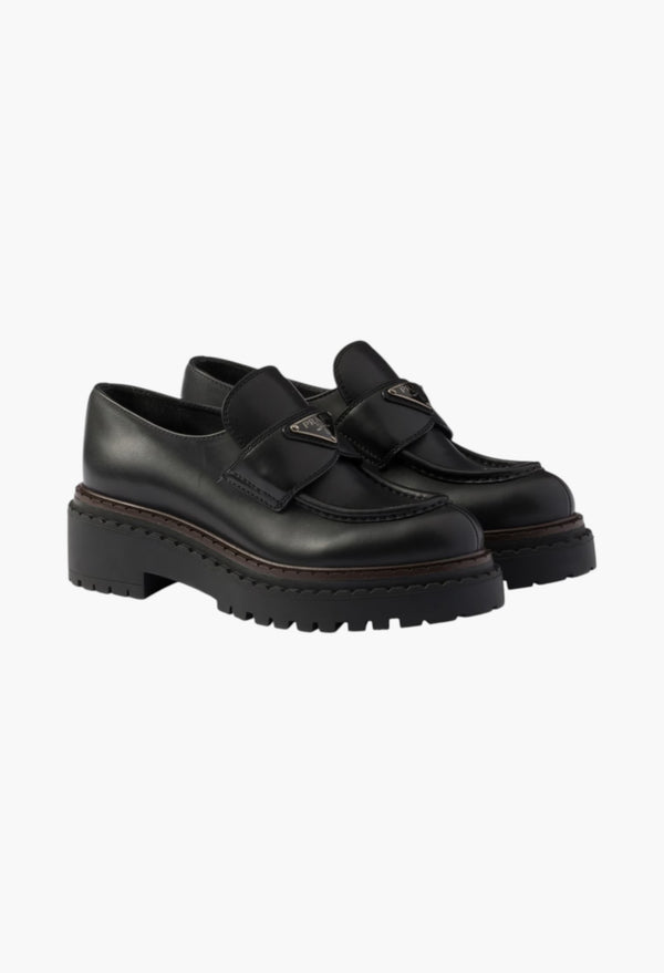 Black - Double Chocolate Leather Loafers