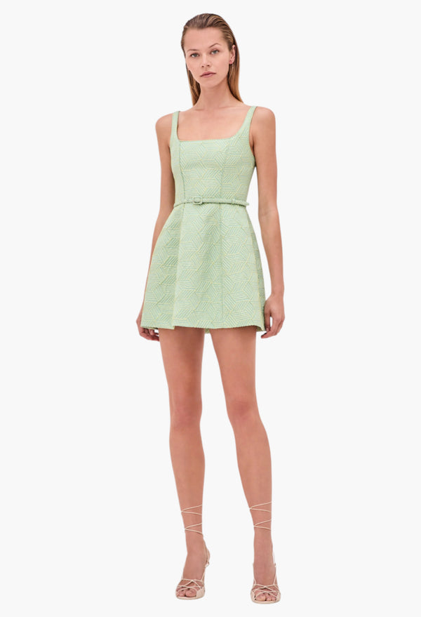 Mint Illusion - Bijoux Dress