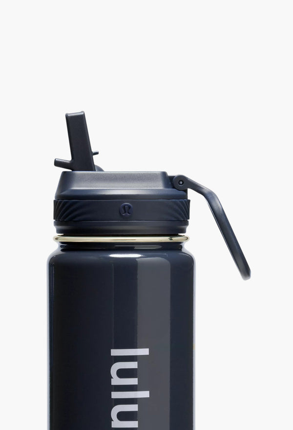Club Blue/Starch Blue - Back to Life Sport Bottle 24oz Straw Lid Shine
