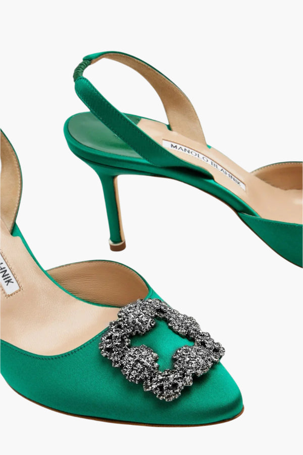 MANOLO BLAHNIK Hangisli Slingback Pumps