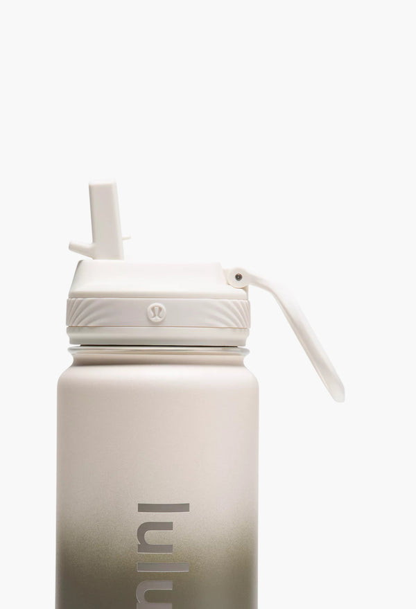 Light Ivory/Bay Leaf/Artifact - Back to Life Sport Bottle 24oz Straw Lid