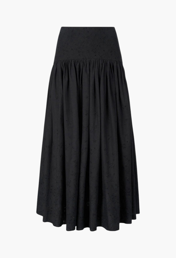 Black Eyelet - Procida  Skirt