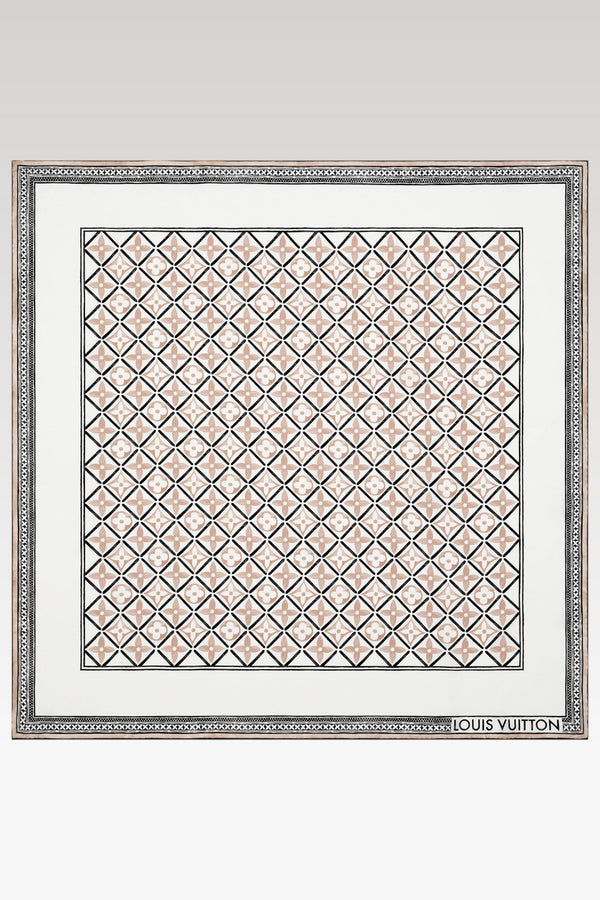 Monogram Flower Tile Square 90