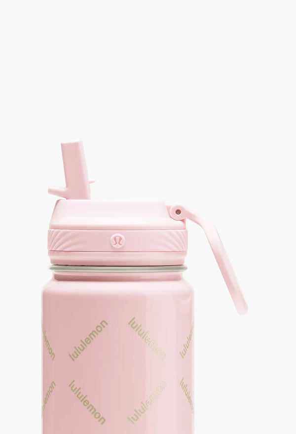 Blissful Pink - Back to Life Sport Bottle 24oz Straw Lid Print