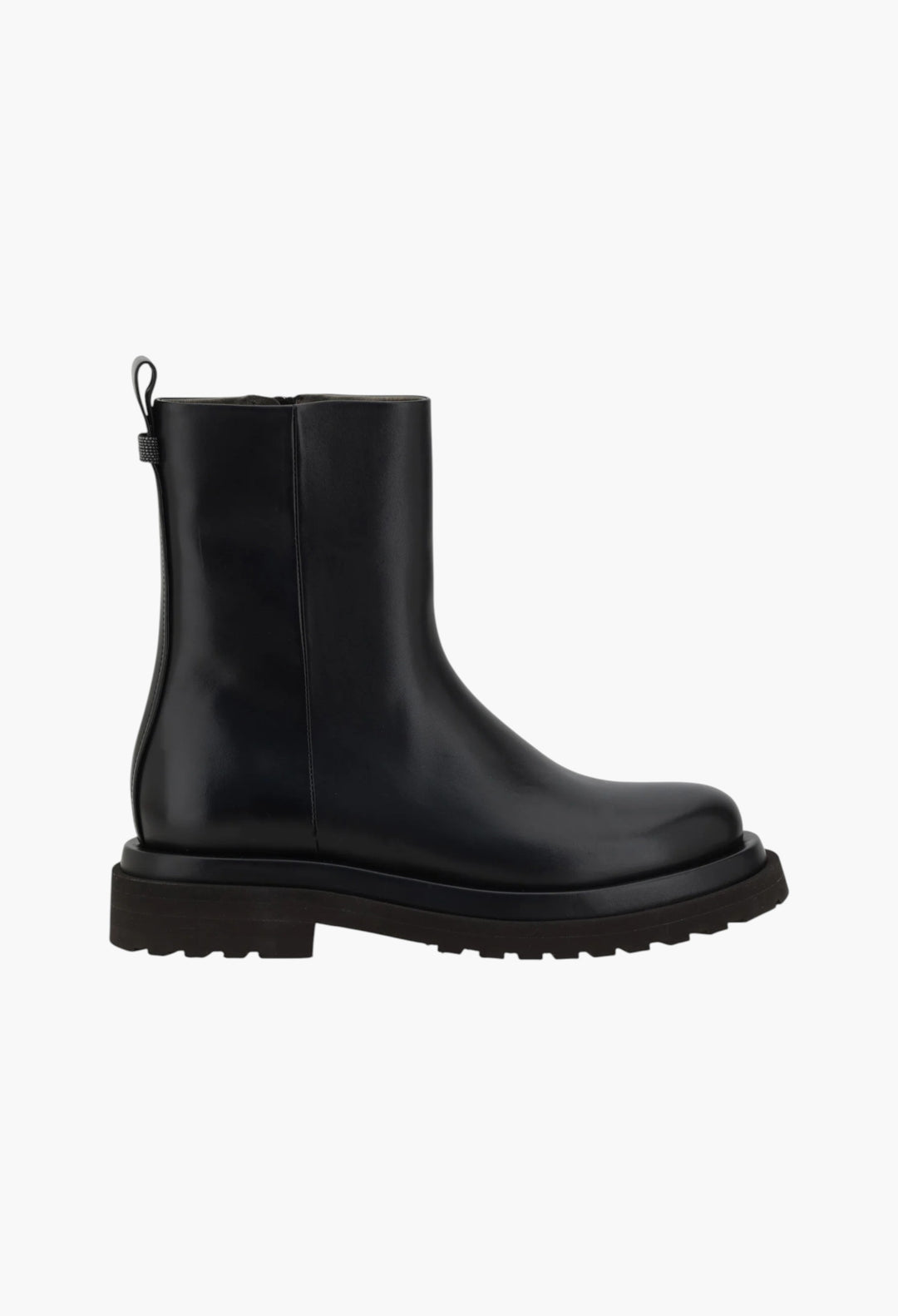 Leather Ankle Boots - GLAM MODA