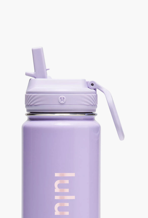Lavender Frost/Pink Organza - Back to Life Sport Bottle 24oz Straw Lid Shine
