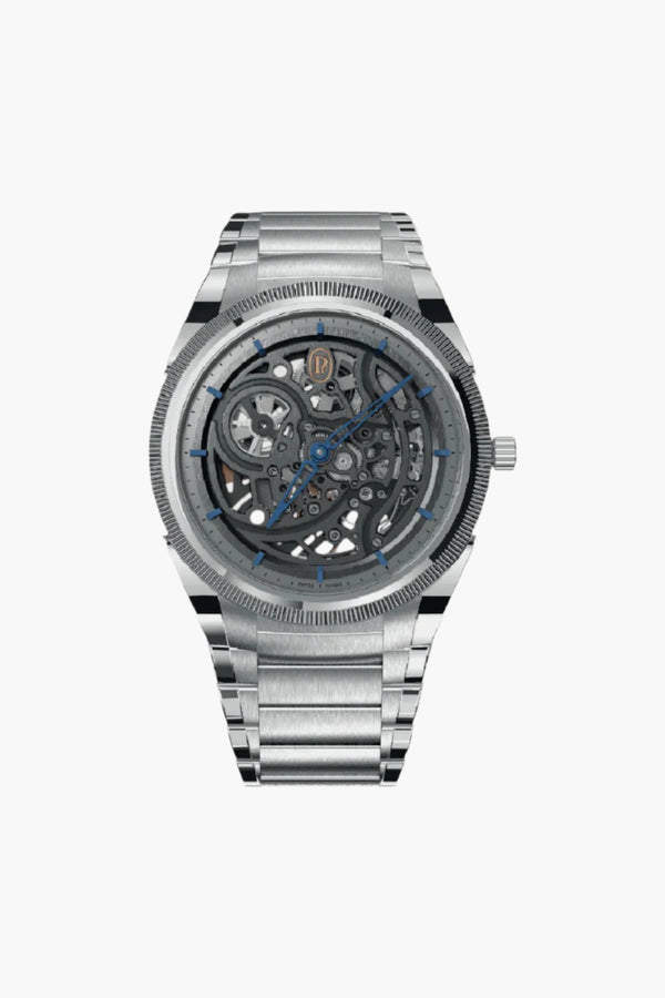 Tonda PF Skeleton Steel Platinum Graphite Blue