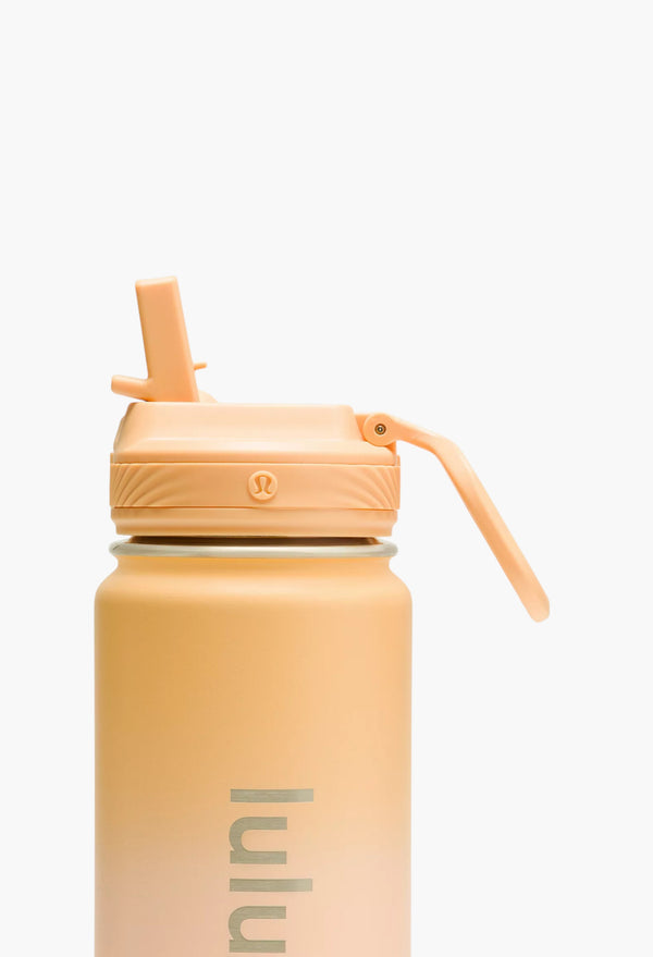 Rock Melon/Bright Coral/Pink Organza - Back to Life Sport Bottle 24oz Shine