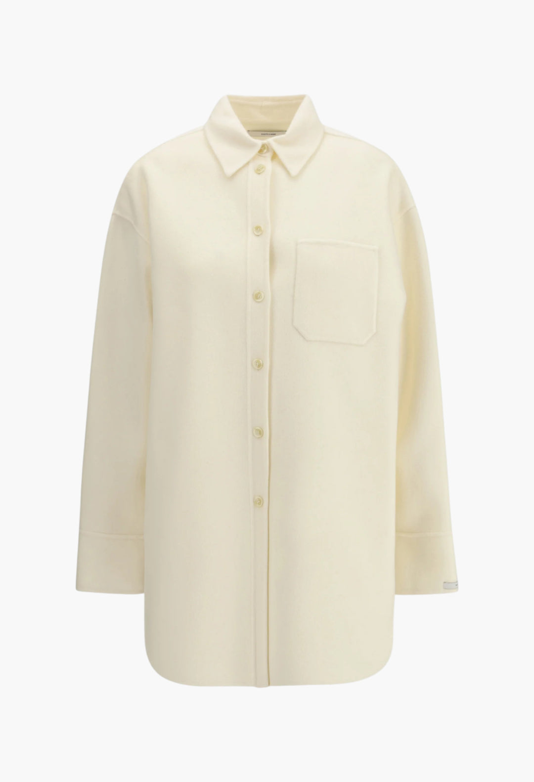 Oversized Riber wool Shirt - GLAM MODA