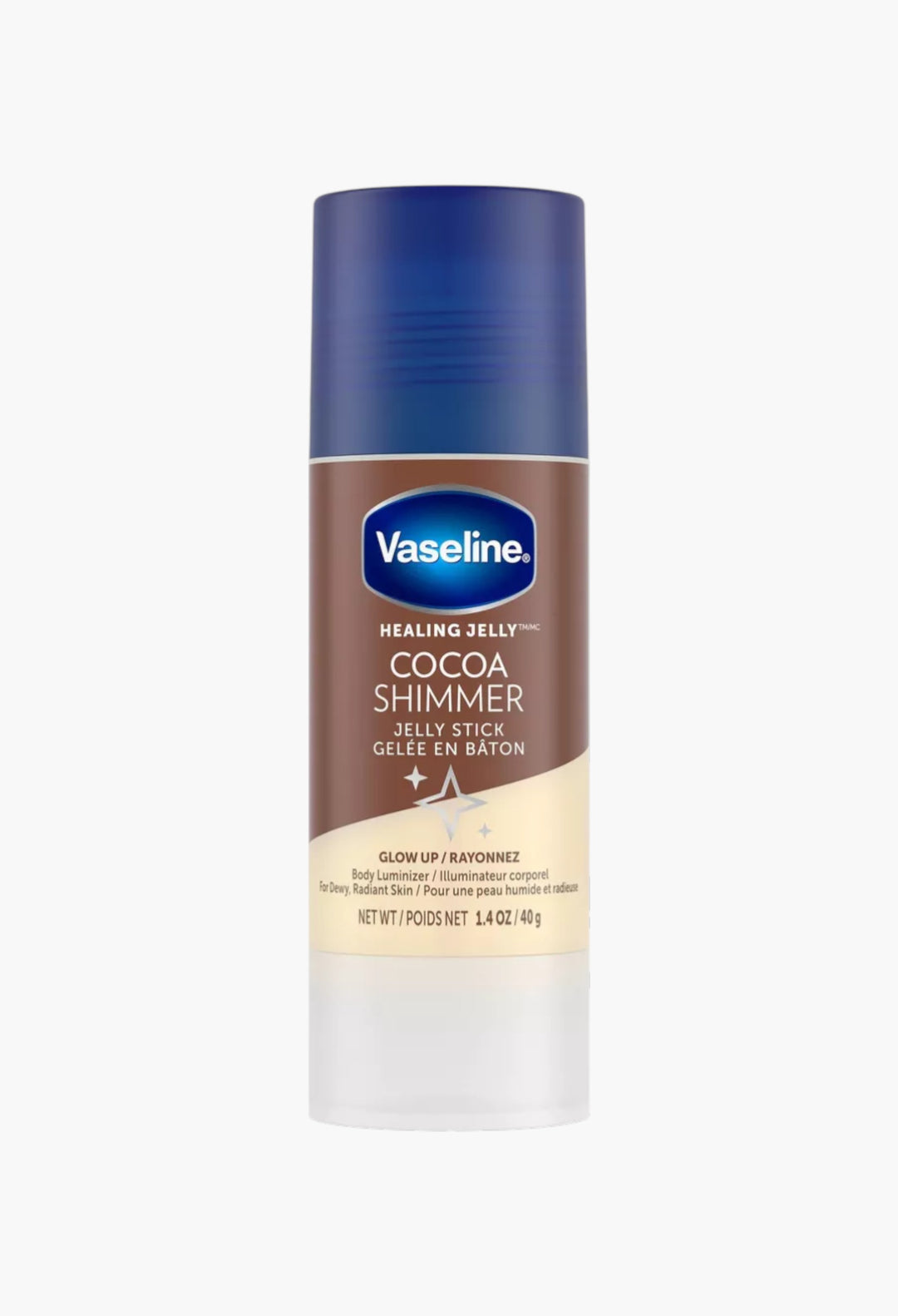 Vaseline Cocoa Shimmer Jelly Stick Cocoa Butter - 1.4oz - GLAM MODA