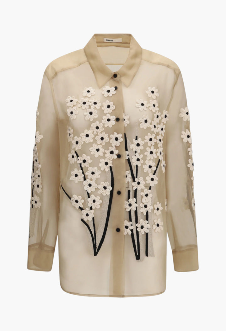 Silk Organza Shirt - GLAM MODA