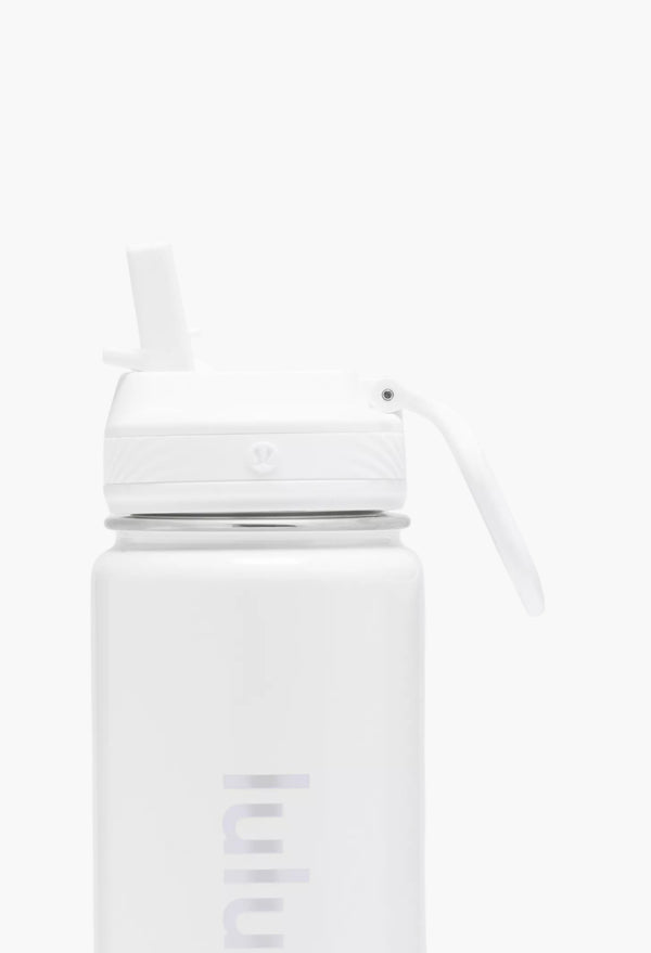 White/Starlight - Back to Life Sport Bottle 24oz Straw Lid Shine