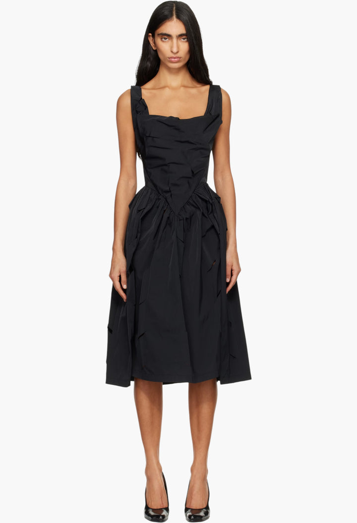 Black Sunday Midi Dress - GLAM MODA