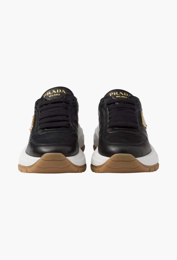 Black - Prax 01 Leather Sneakers
