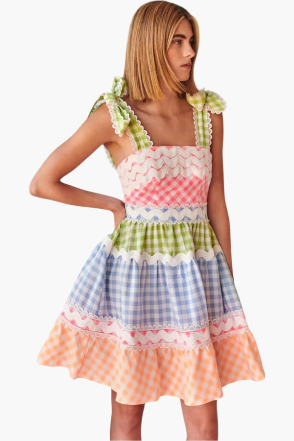Jade Short Vichy