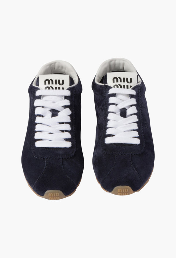 Navy - Plume Suede Sneakers