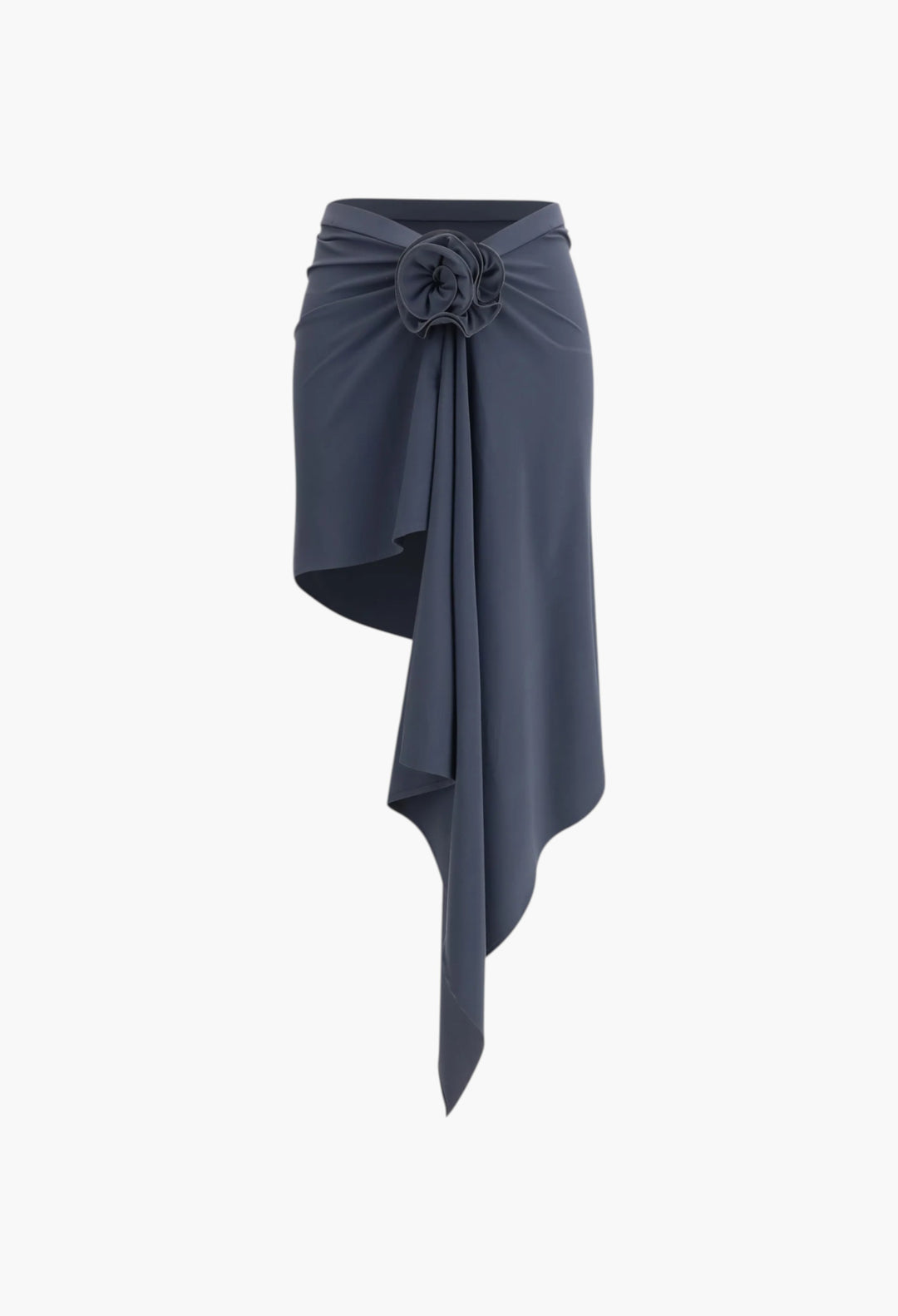 Asymmetrical Draped Swim Skirt - GLAM MODA