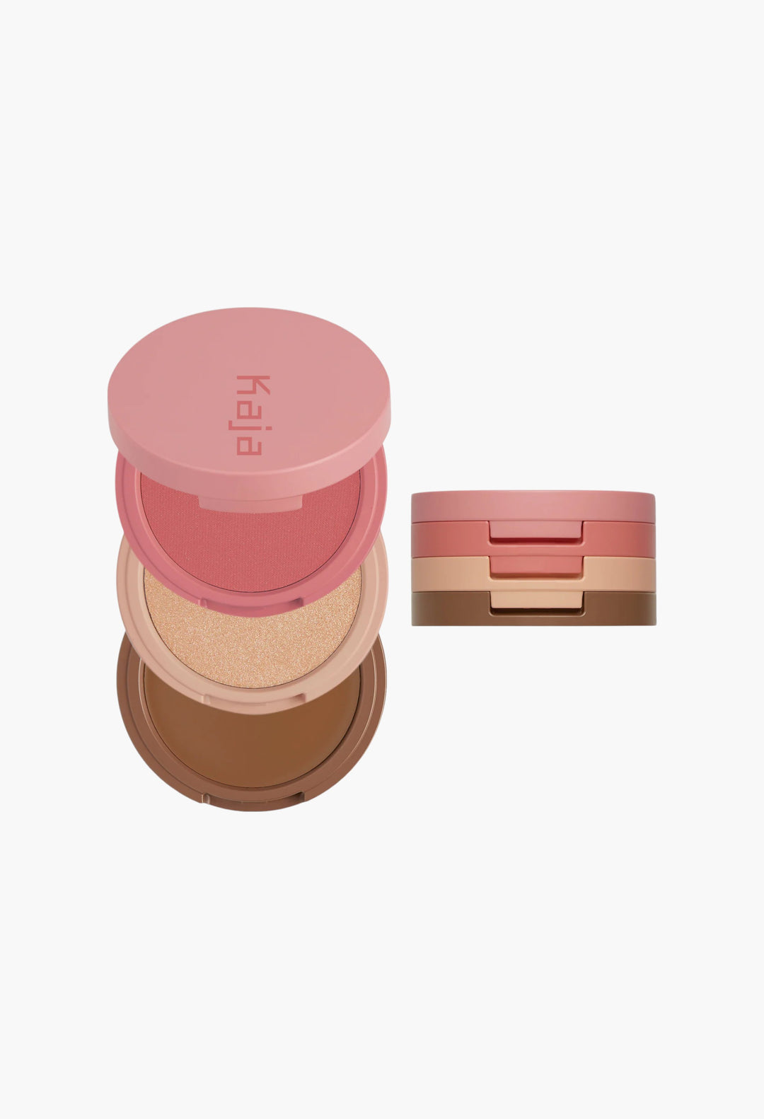 Face Bento Cream Bronzer, Powder Blush & Highlighter Sculpting Trio - GLAM MODA