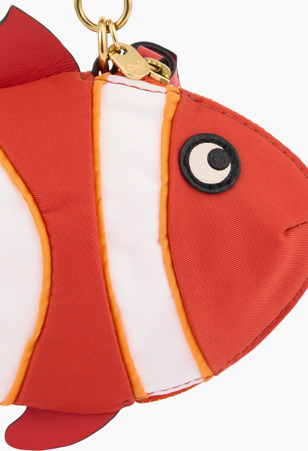 Clown Fish Woven Key Ring Pouch