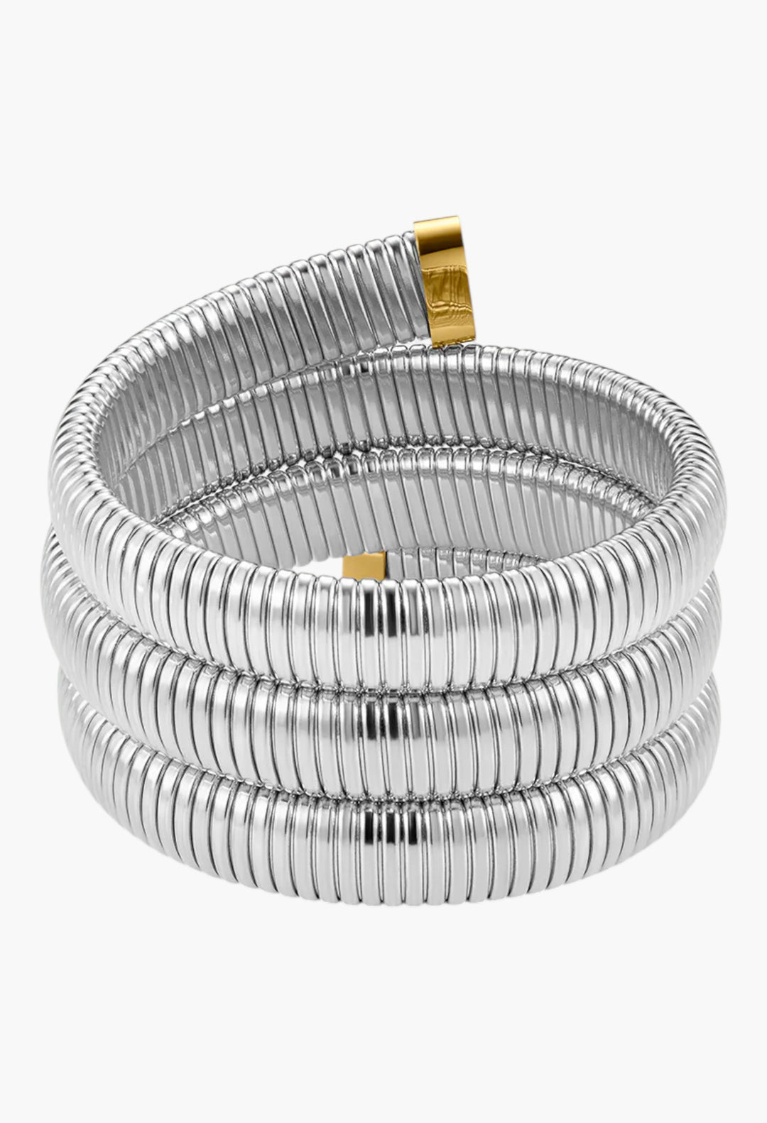 The Palais Flex Snake Chain Bracelet - Gold - GLAM MODA