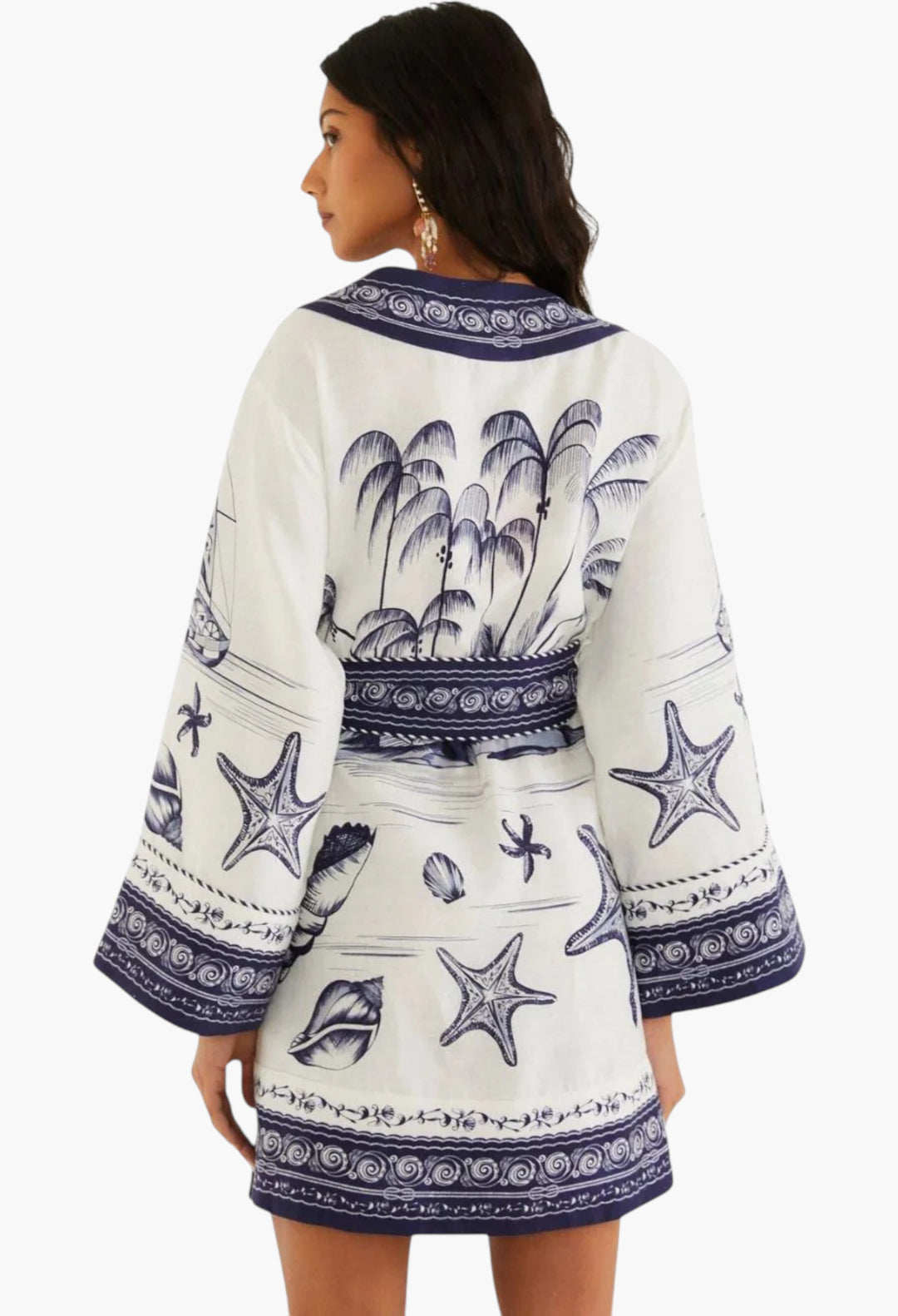 Off-White Coast Scarf Mini Dress – Elegant Summer Mini Dress for Women – GLAM MODA Off-White Coast Scarf Mini Dress – Elegant Summer Mini Dress for Women – GLAM MODA