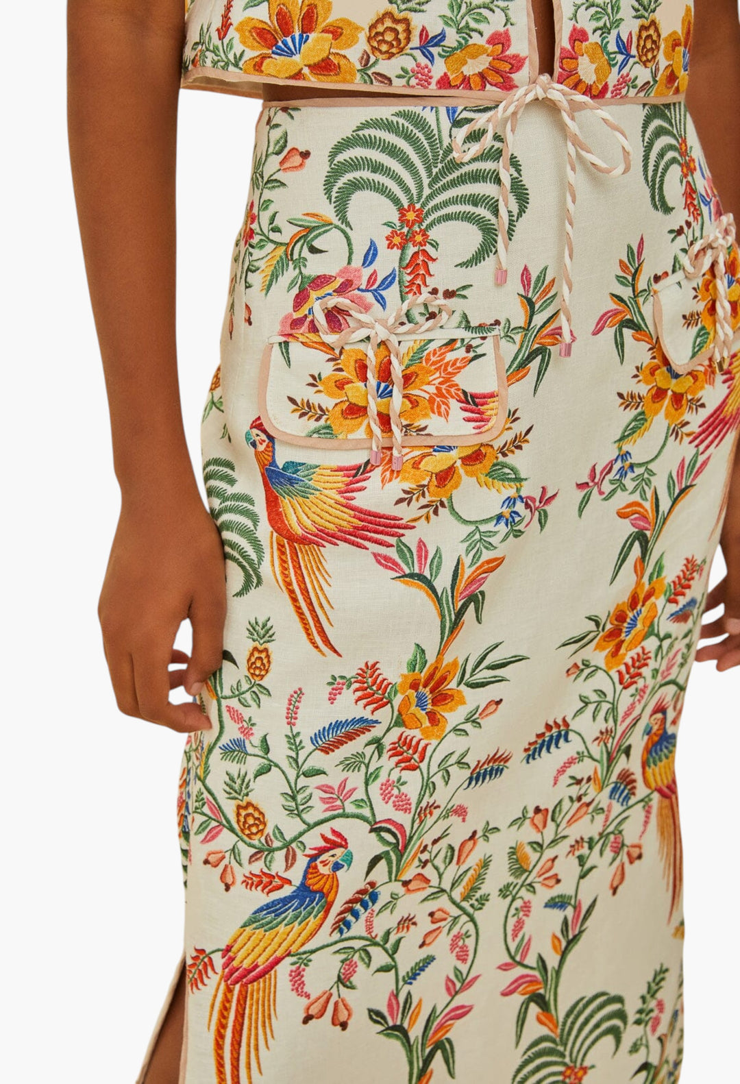 Delicate Forest Midi Skirt - GLAM MODA