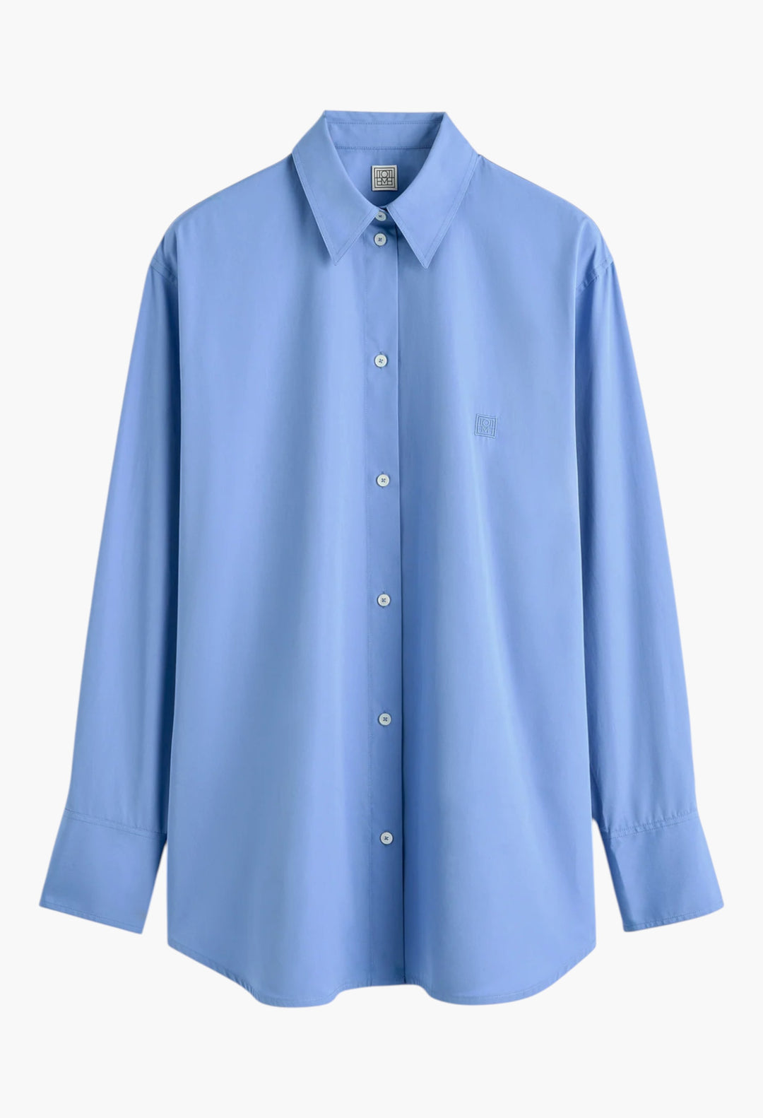 Cotton Summer Shirt Cornflowe
