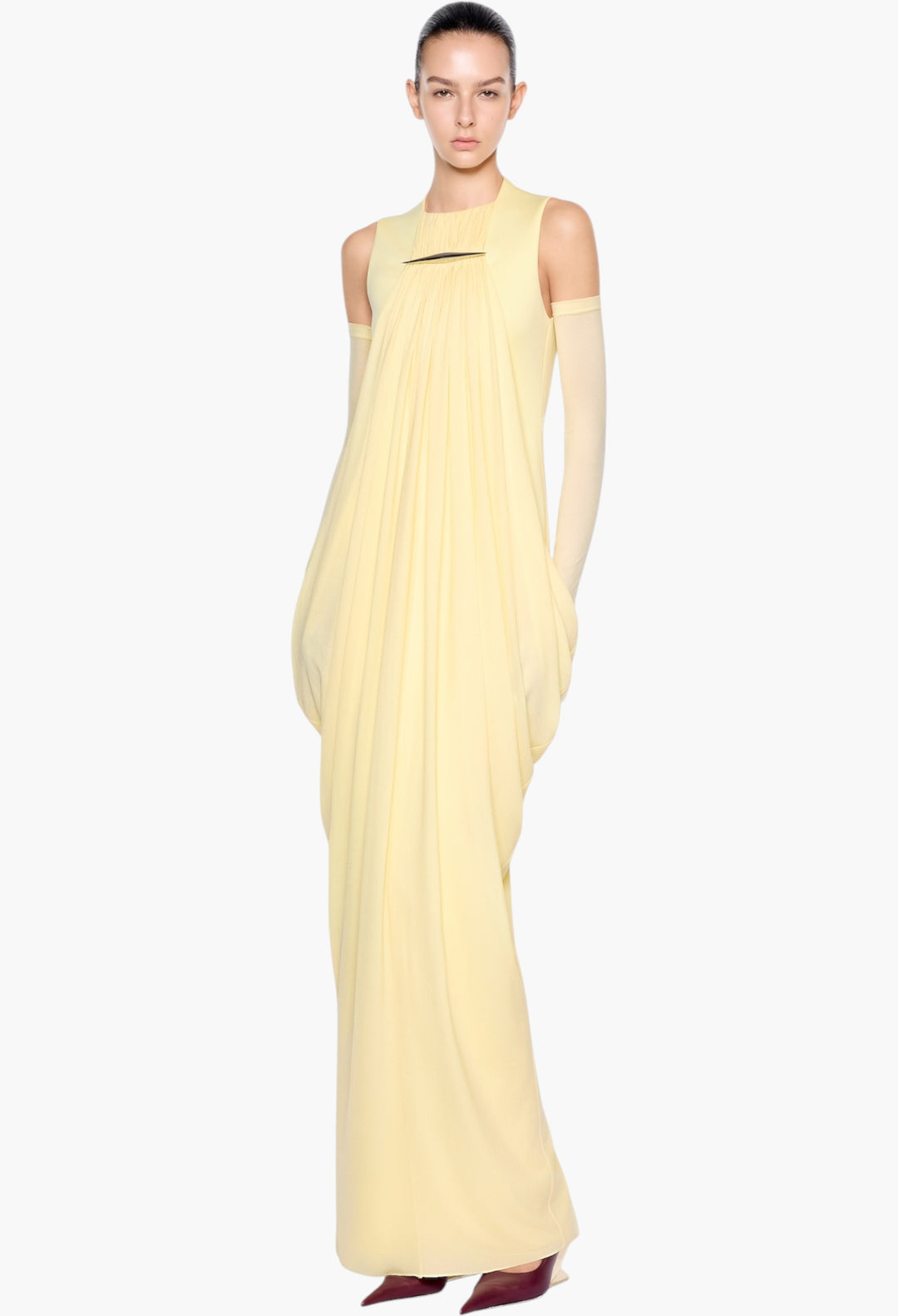 noor dress fashion Leanne Dress in Green Ecru M