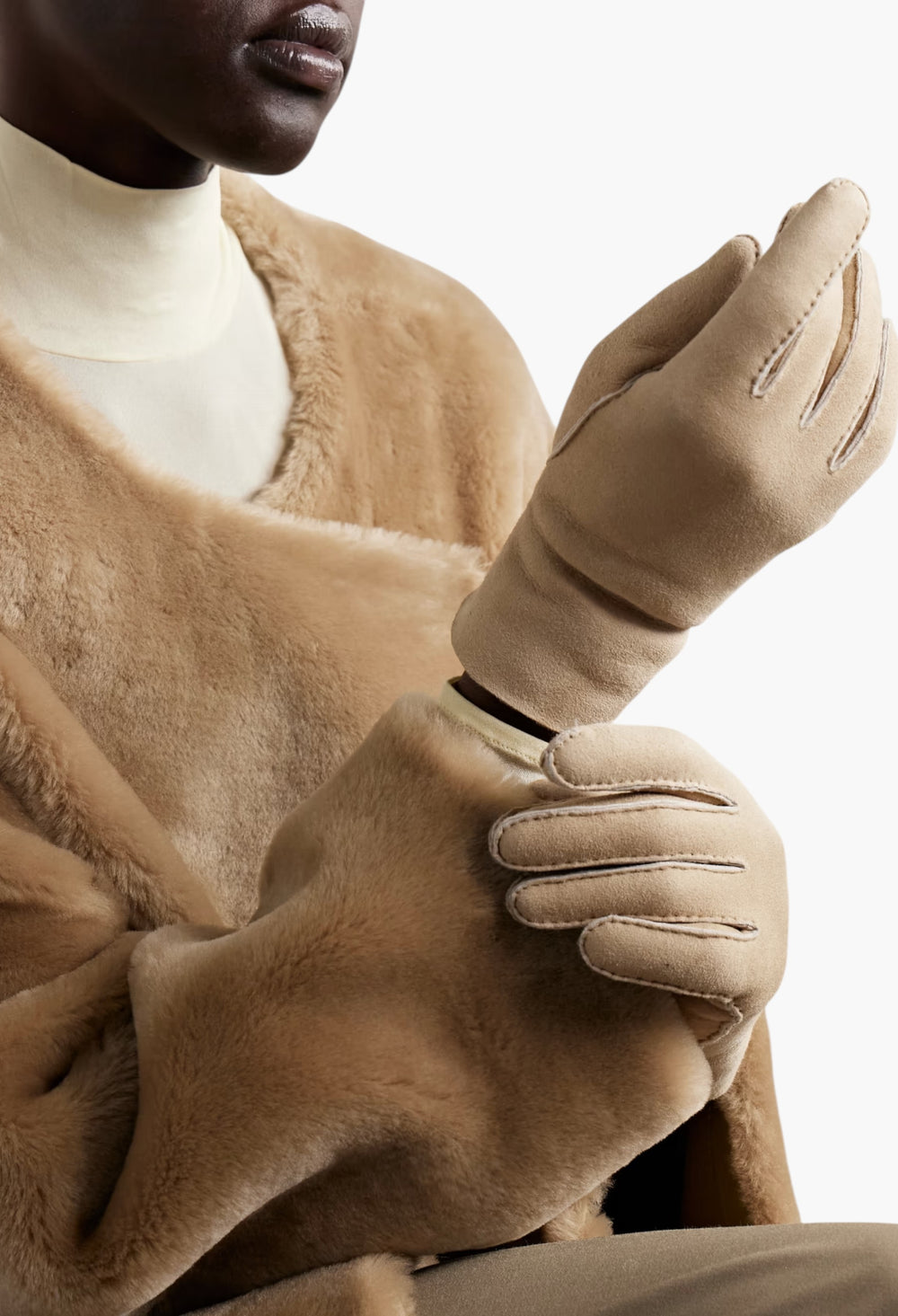 Denise Shearling Gloves - GLAM MODA