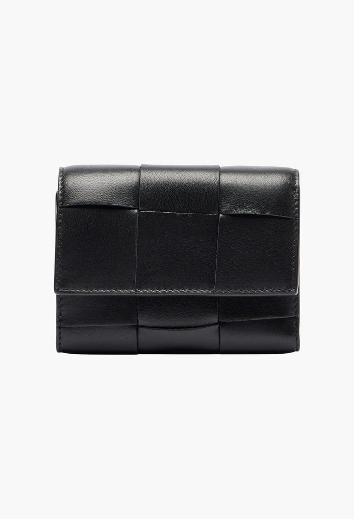 Cassette Small Intreccio Leather Wallet - GLAM MODA
