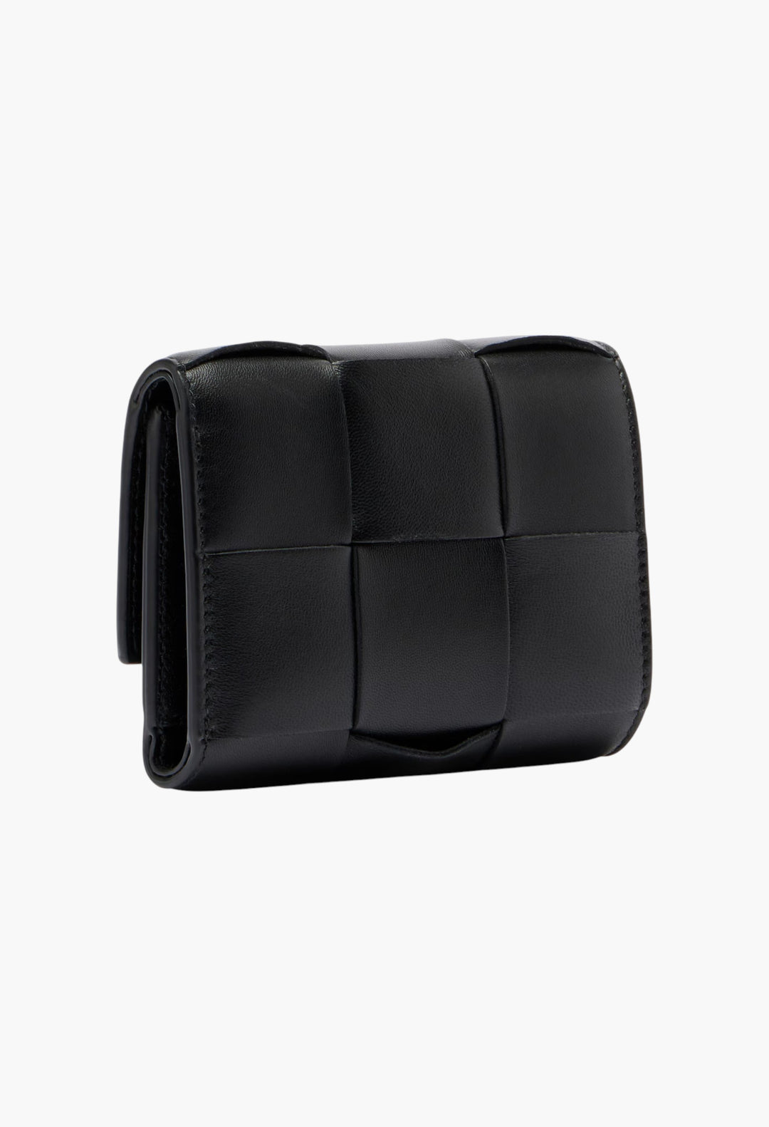 Cassette Small Intreccio Leather Wallet - GLAM MODA