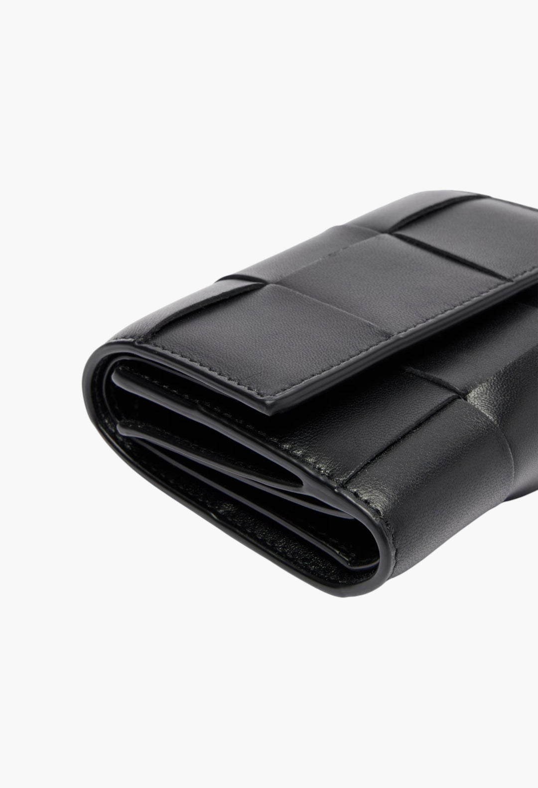 Cassette Small Intreccio Leather Wallet - GLAM MODA