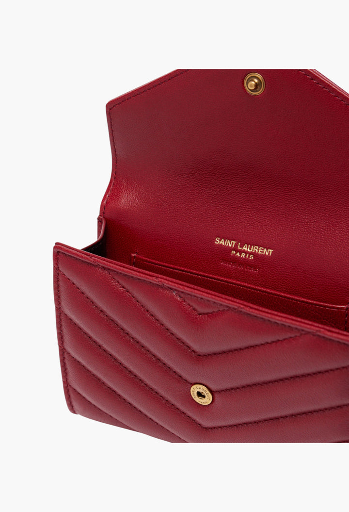 Cassandre leather card holder - GLAM MODA