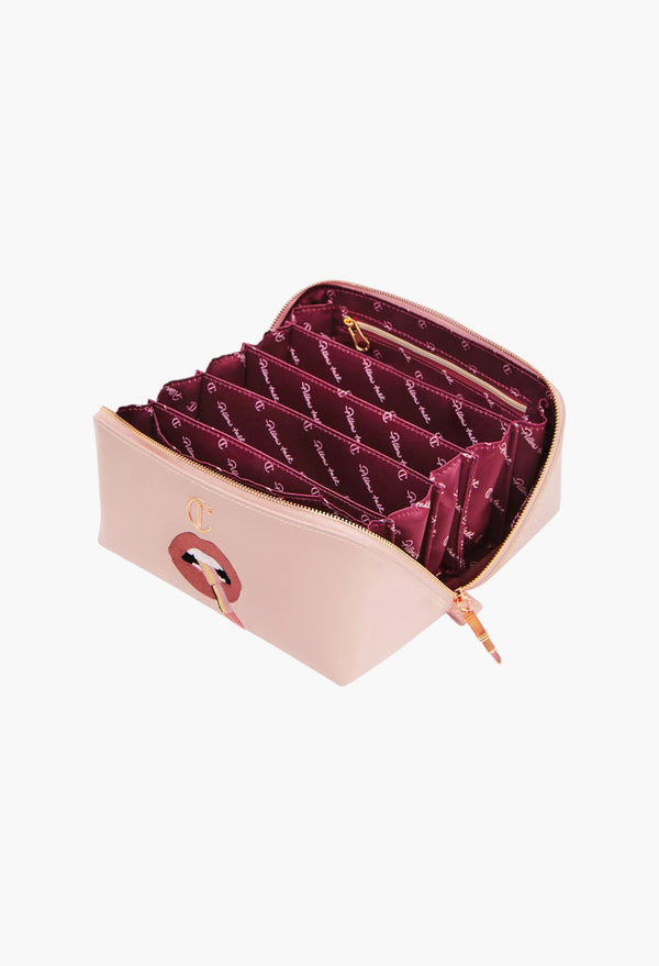 Pillow Talk Logo-Print Woven Make-Up Bag