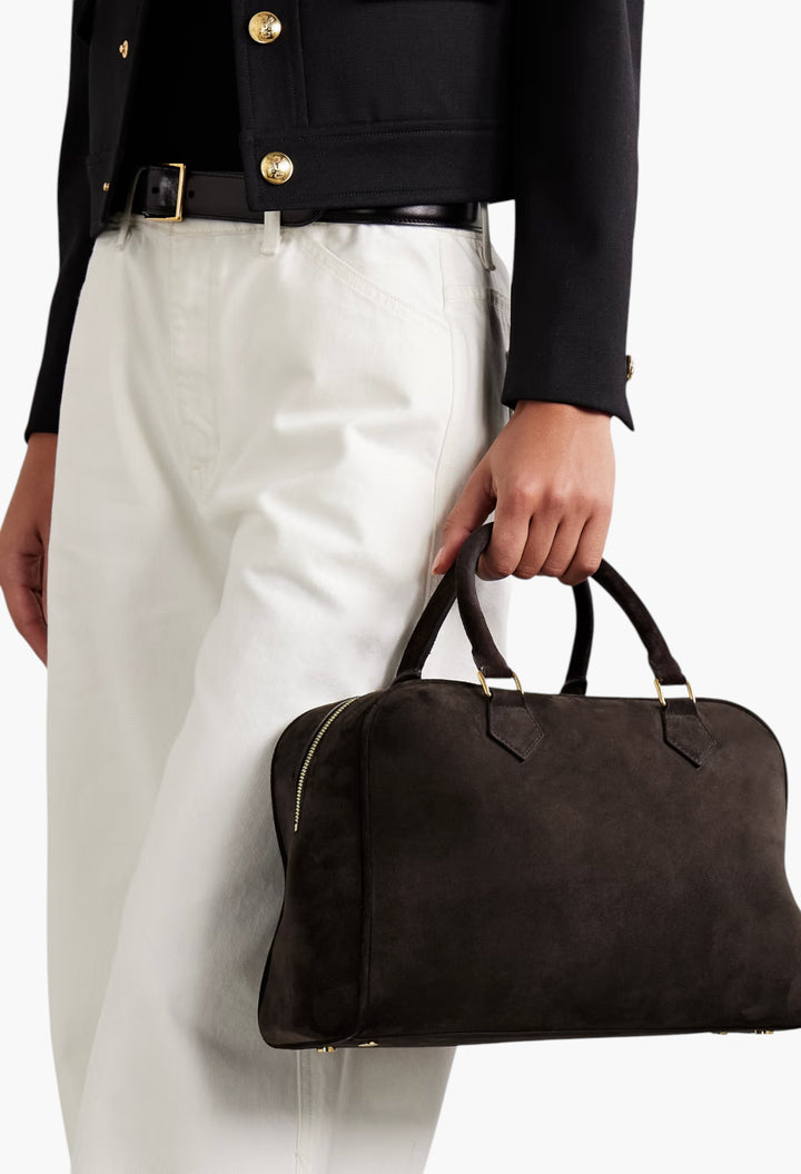 Jaclyn Suede Tote - GLAM MODA