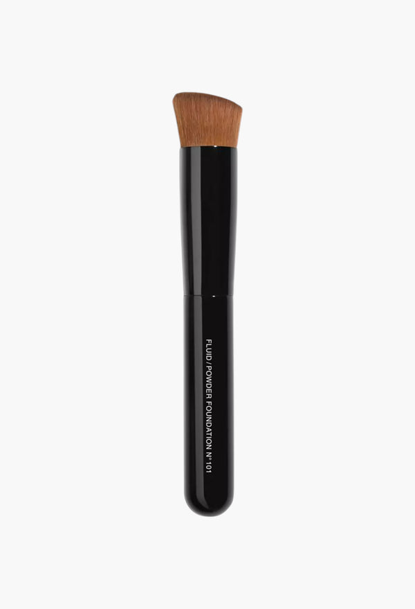 Pinceau Teint 2 En 1 - Fluide Et Poudre N°101 - Fluid And Powder Foundation Brush
