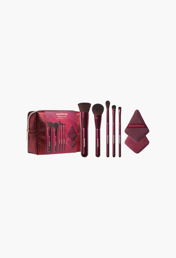 Rebellious 6-Piece Travel Brush & Tool Set