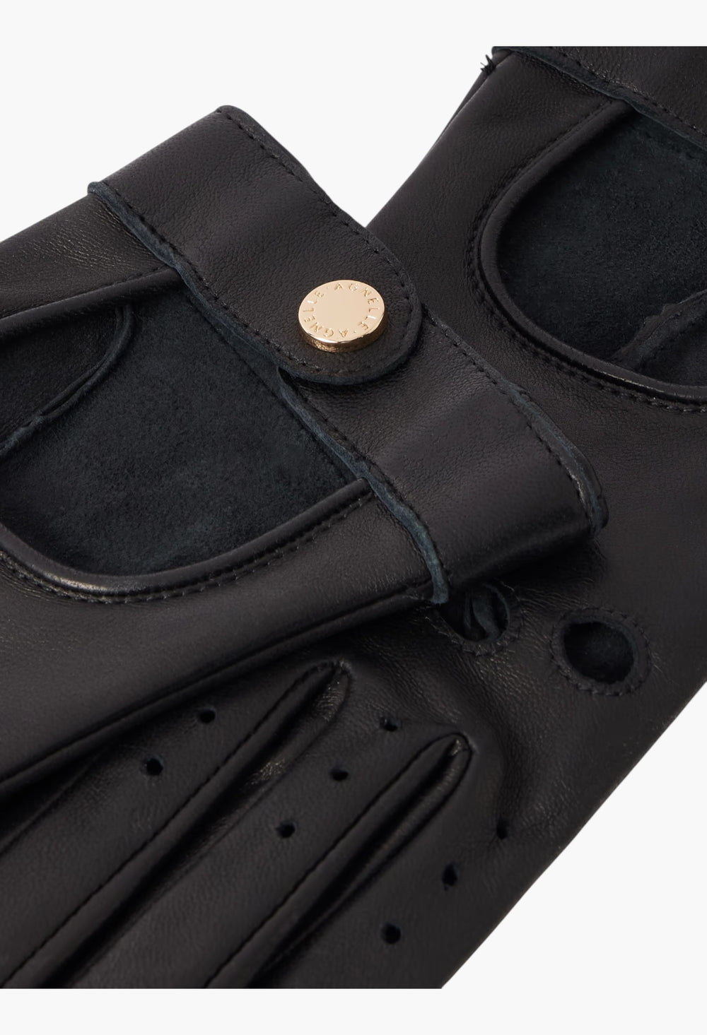 Rose Leather Gloves - GLAM MODA