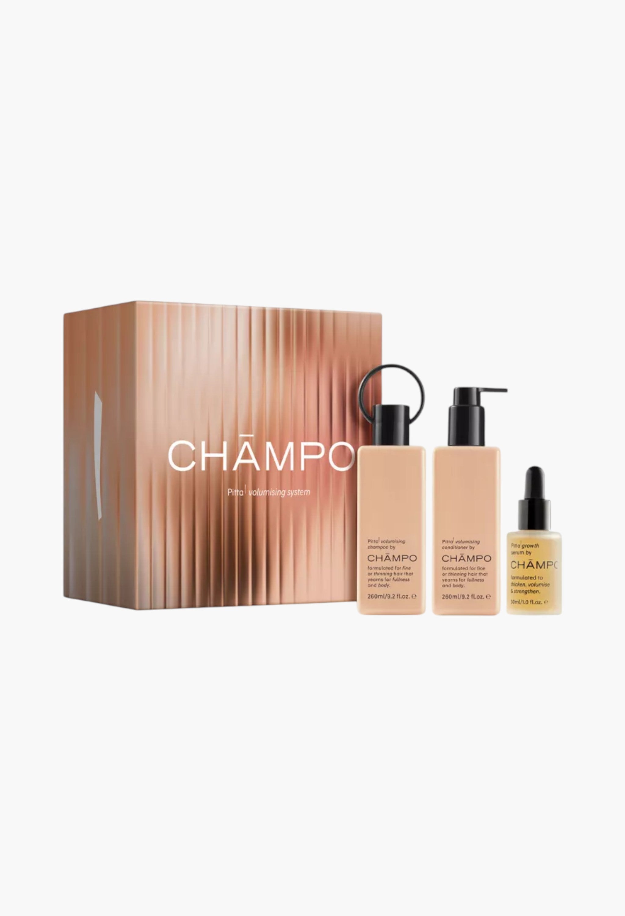 Pitta Volumising System Set | Hair Volume & Thickening Care – GLAM MODA