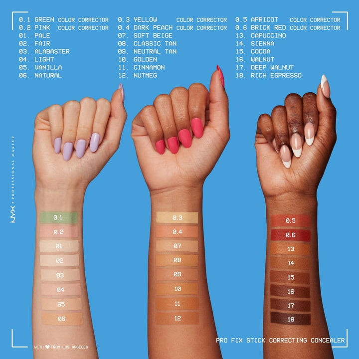 Pro Fix Stick Color Correcting Concealers - GLAM MODA