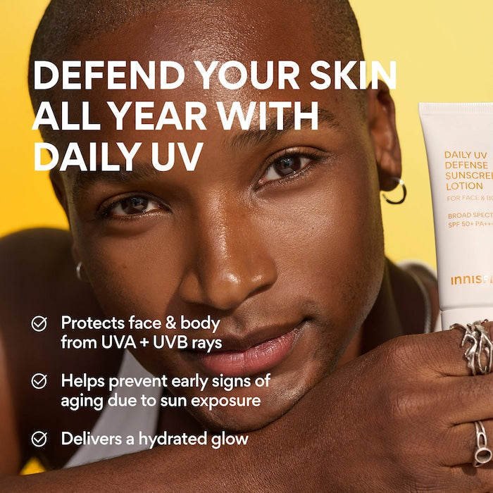 Daily UV Defense Invisible Korean Sunscreen Lotion Broad Spectrum SPF 50+ PA++++ - GLAM MODA