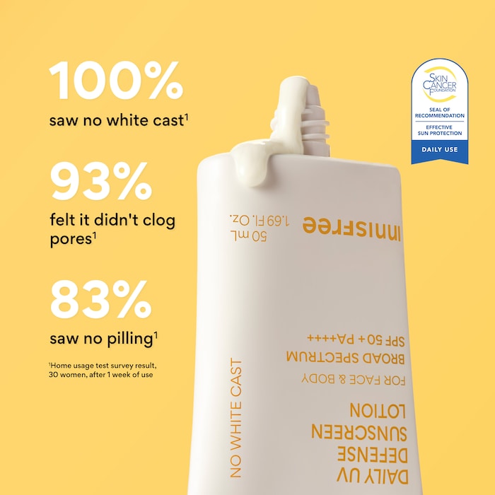 Daily UV Defense Invisible Korean Sunscreen Lotion Broad Spectrum SPF 50+ PA++++ - GLAM MODA