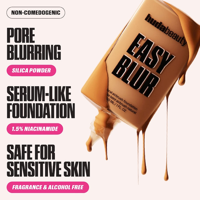 Easy Blur Natural Airbrush Foundation with Niacinamide - GLAM MODA