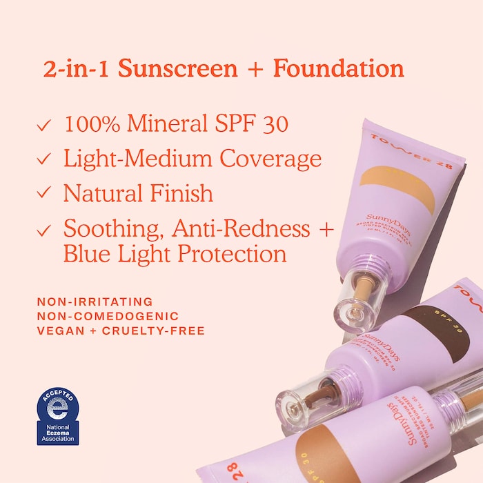 SunnyDays SPF 30 Tinted Sunscreen Foundation - GLAM MODA