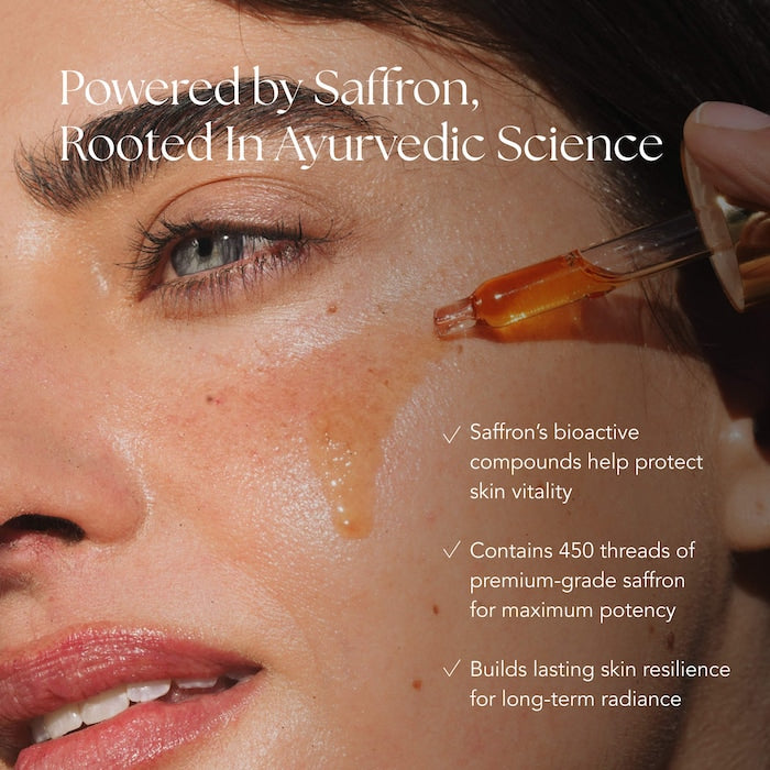 Brightening Dark Spot And Anti-Aging Facial Serum With Saffron And Turmeric - GLAM MODA