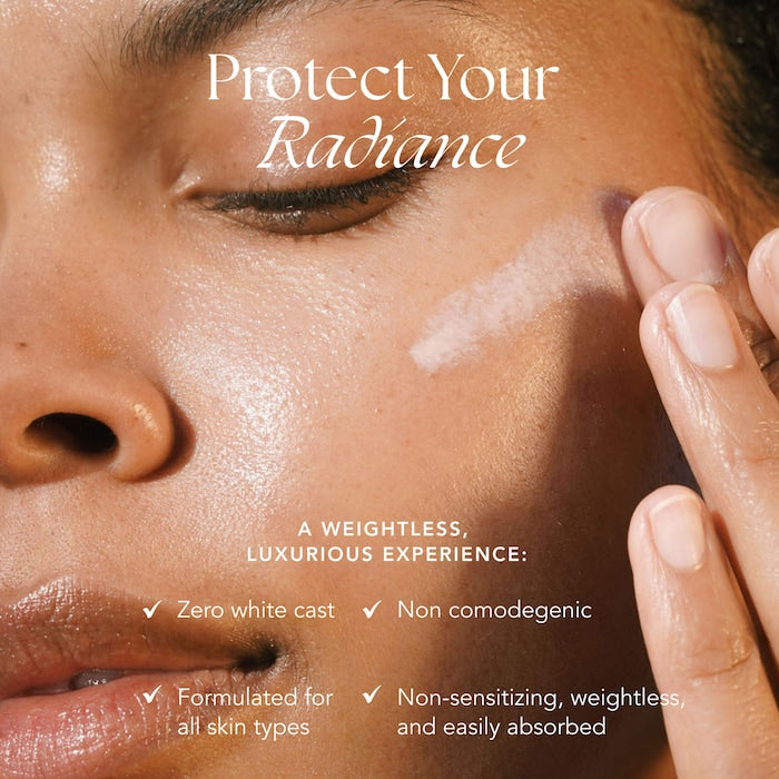 Daily Brightening Mineral Face Sunscreen, SPF 50+ With Saffron For Dark Spots And Squalane For Moisture - GLAM MODA