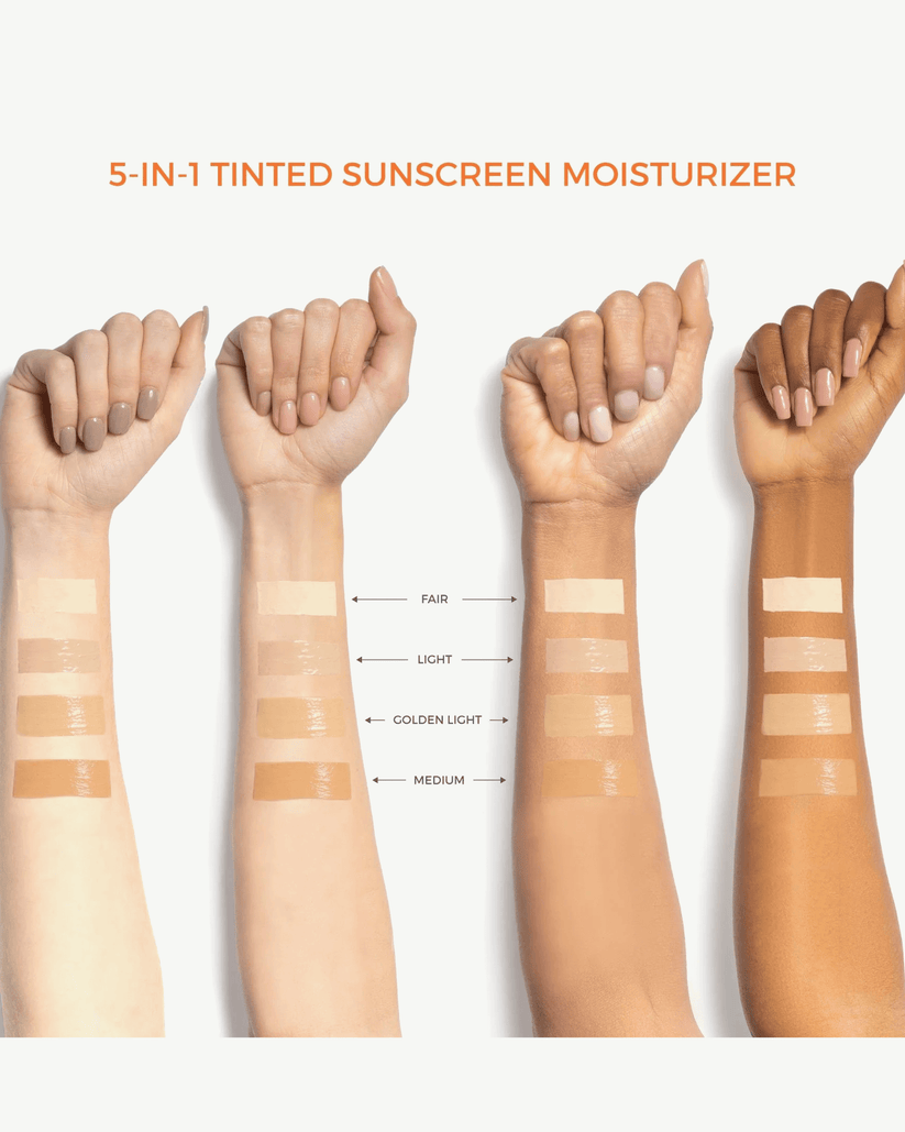 5-in-1 Tinted Moisturizing Face Sunscreen - GLAM MODA