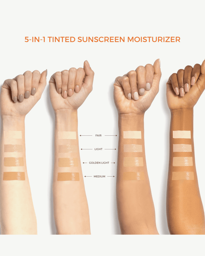 5-in-1 Tinted Moisturizing Face Sunscreen - GLAM MODA