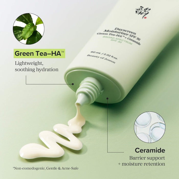 Dayscreen 2-in-1 SPF 30 Moisturizer with Green Tea-HA + Ceramides - GLAM MODA